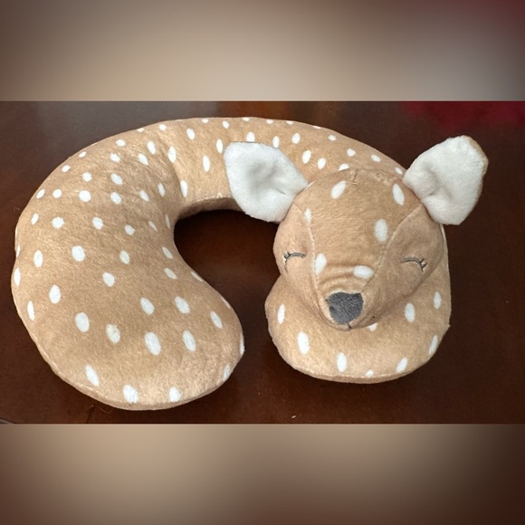 π¦Hudson Baby Travel Neck Support Pillow - Fawnπ¦π¦π¦ - Picture 1 of 9